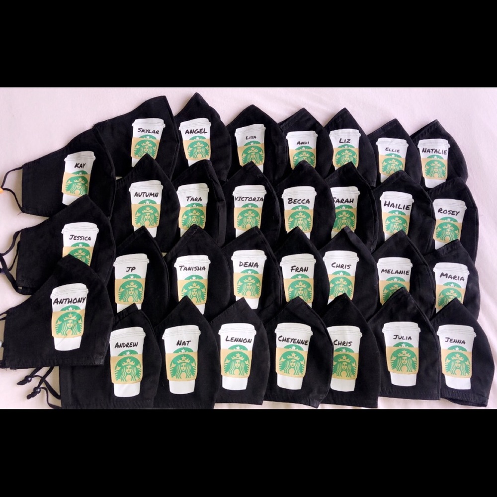 STARBUCKS FACE MASKS